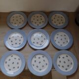 Flat plates Digoin Sarreguemines model Albe