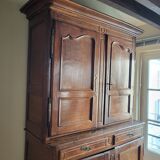 Louis XV style 2-part parquet sideboard