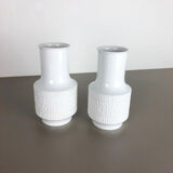 Set of 2 Porcelain Op Art Vase by Richard Scharrer for Thomas, Germany, 1970s