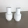 Set of 2 Porcelain Op Art Vase by Richard Scharrer for Thomas, Germany, 1970s