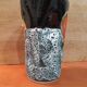 Vintage Vallauris vase "Sea Foam" Fat Lava