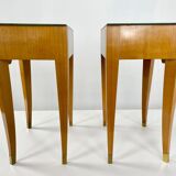 Pairs of Art Deco bedside tables