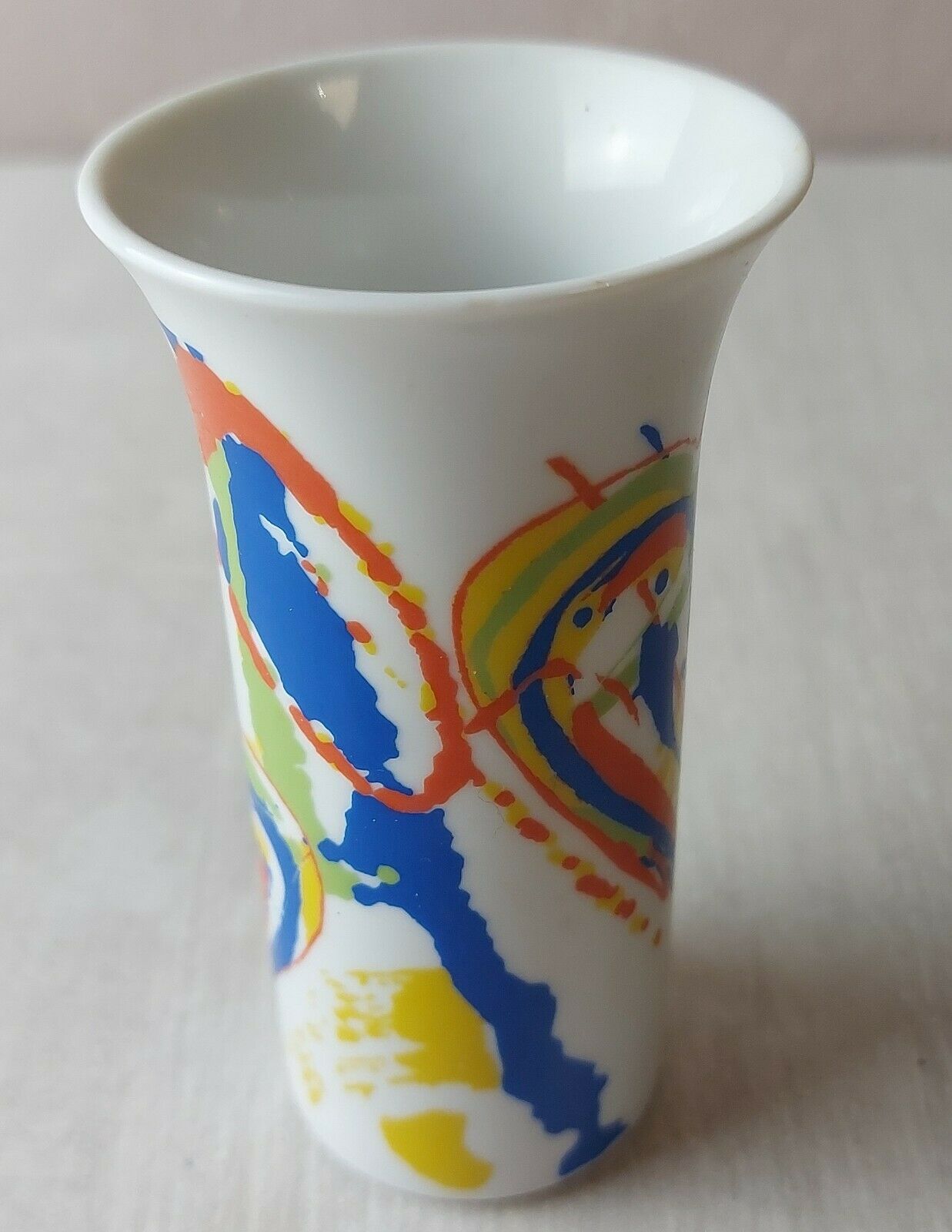 Old vase, heart décor, ceramic, Rosenthal Studio Line