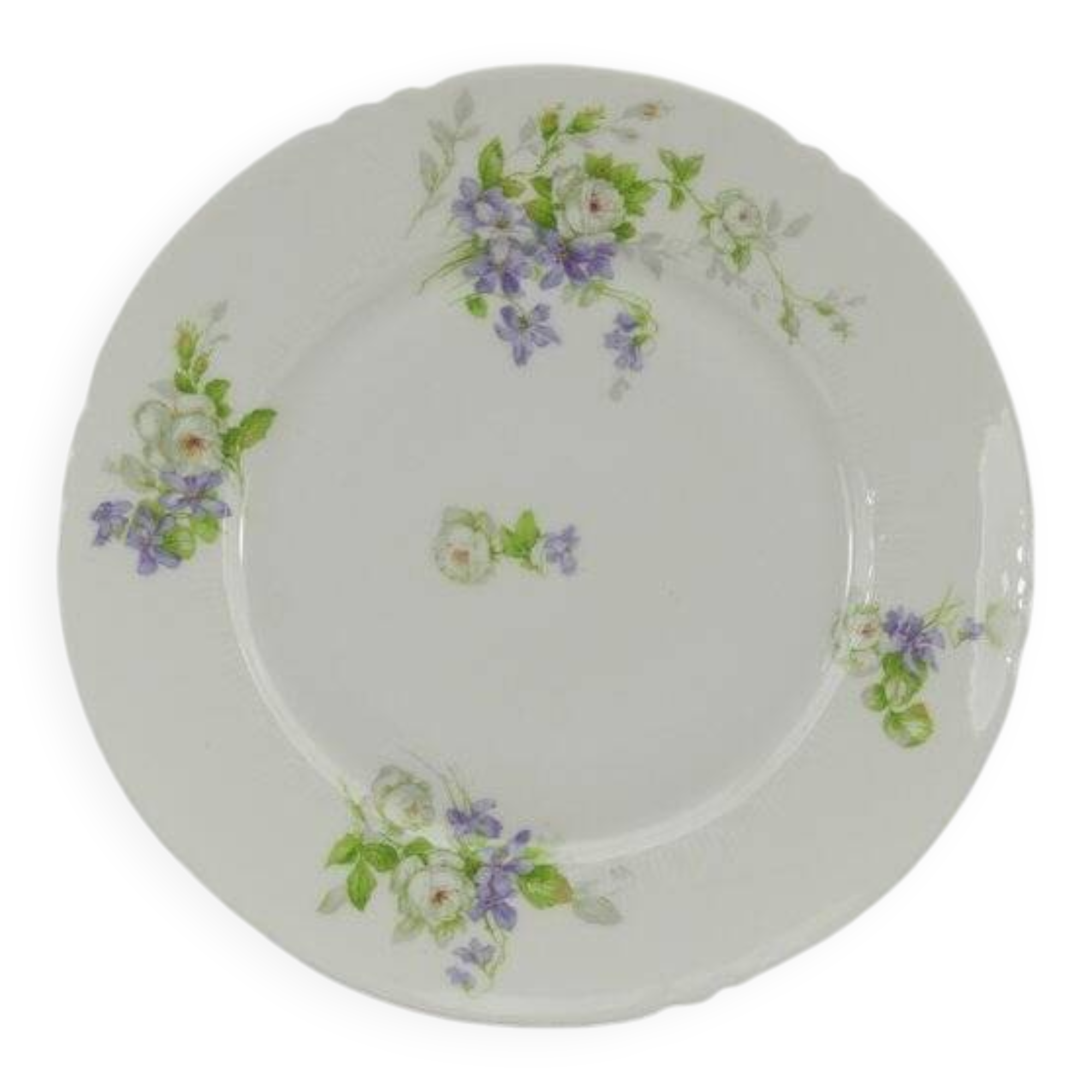 Old porcelain heel plate from Limoges