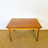 Scandinavian teak dining table with extensions 1960