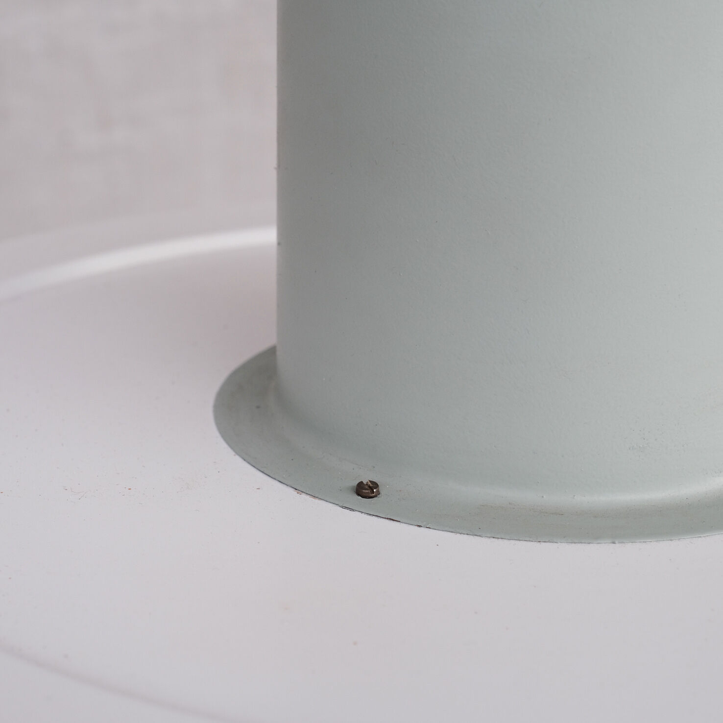 Mid-century steel and glass pendant by RAAK