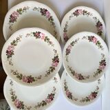 Gien flower plates