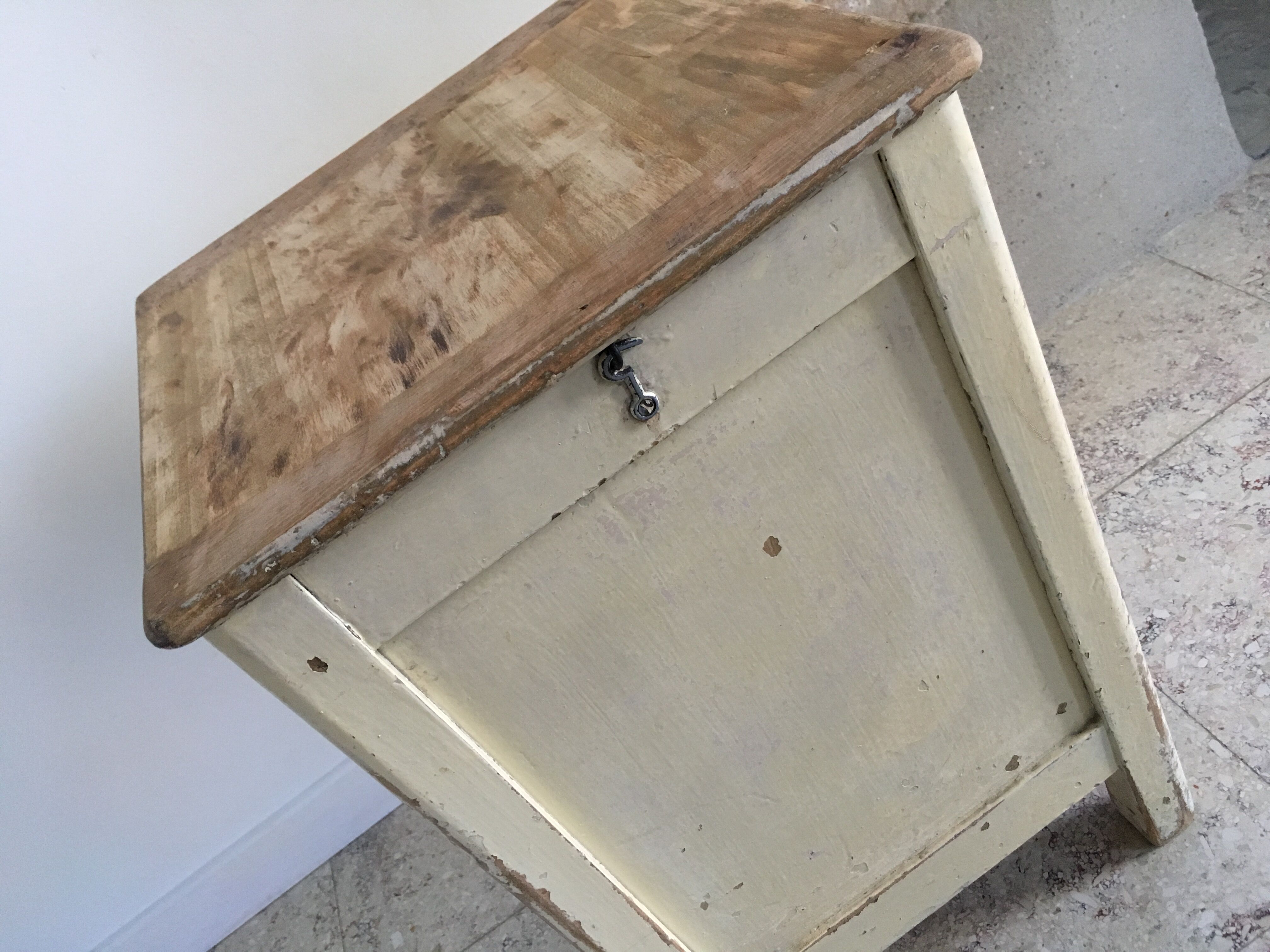 Old white hasselberger stool