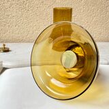 Oil lamp blown glass Hans Agne Jakobsson edition Markaryd Sweden 50s/60s