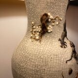 Chinese vase lamp Nanjing XIX