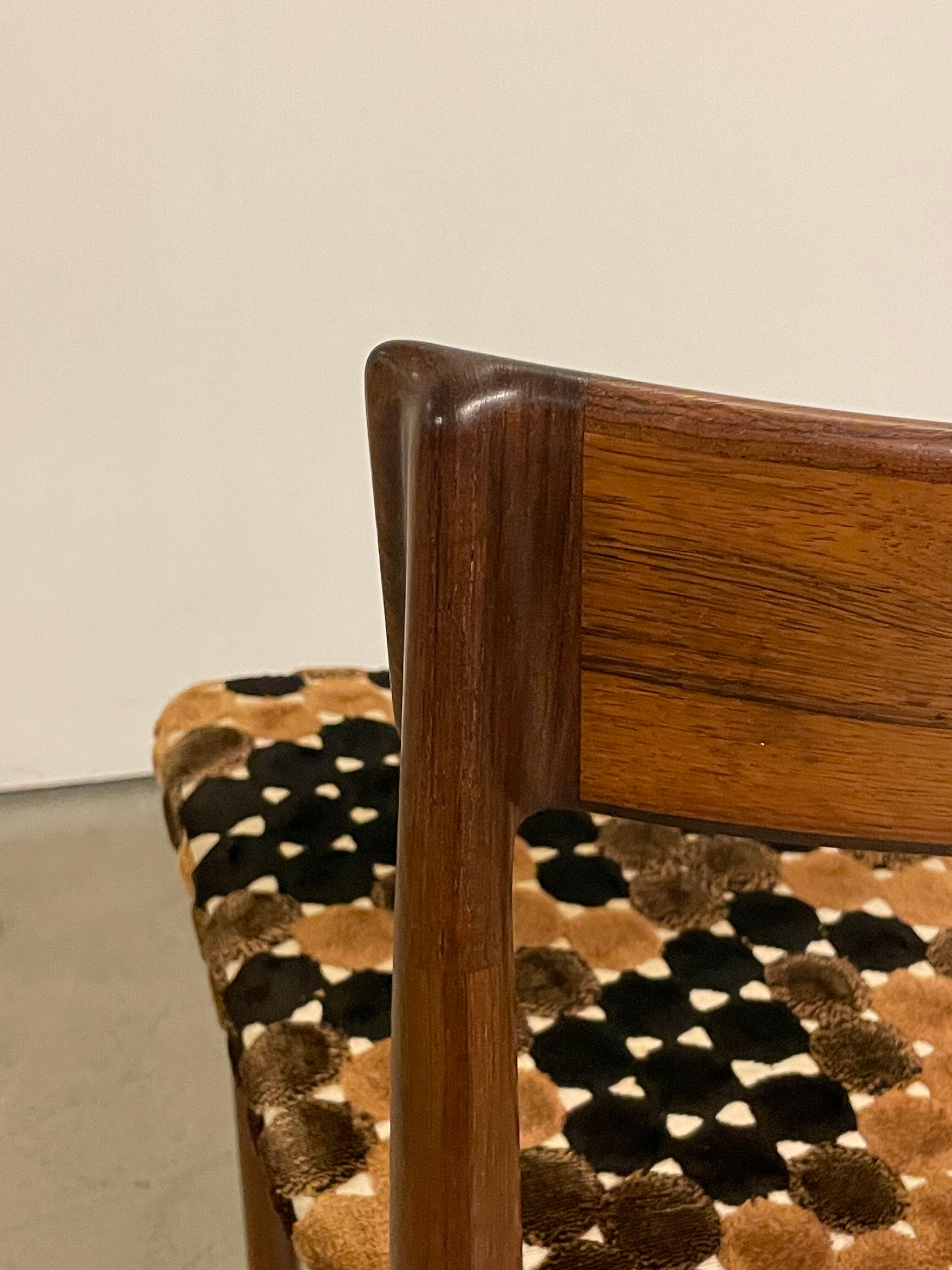 4 chaises en palissandre danoises par Hans Rosengren