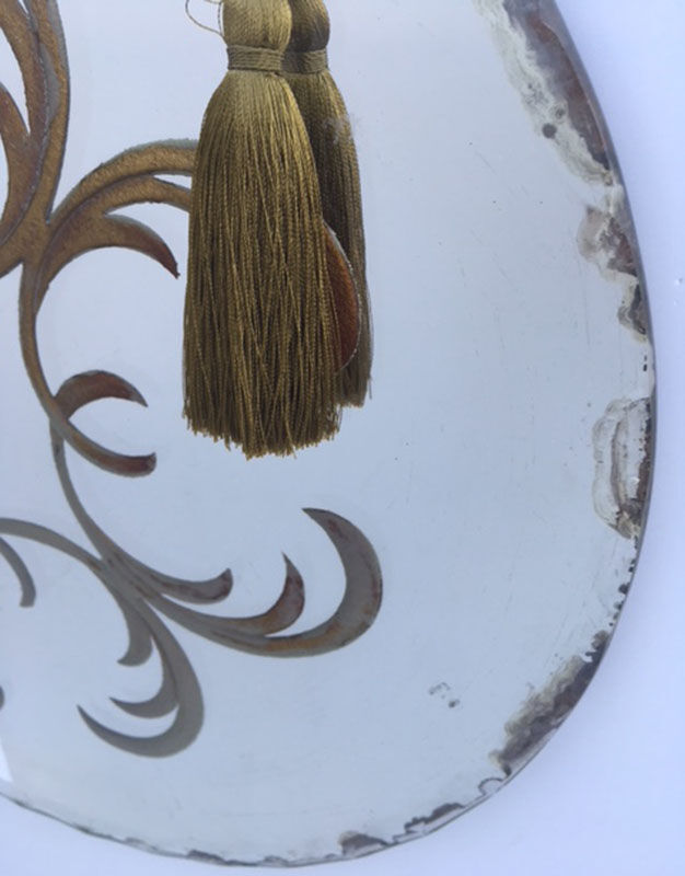 Beveled mirror 35x35cm