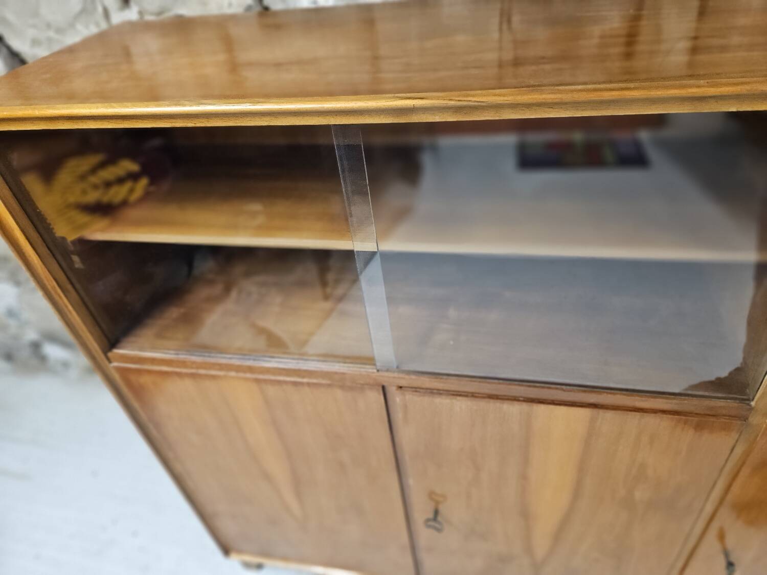 Art Deco walnut sideboard, 1960