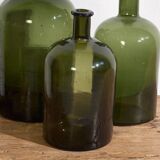Anciennes bouteilles vert olive (vers 1920). Ensemble 3 pièces #11