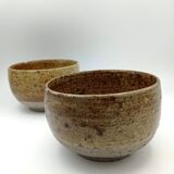 2 stoneware bowls by Charles GAUDRY