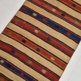 Handmade Wool Kilim Runner Rug, 70x258Cm