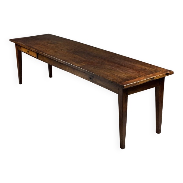 Table de ferme française de 292 cm