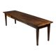 Table de ferme française de 292 cm