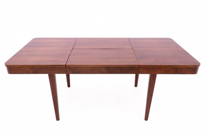 Table with chairs designed by J. Halabala from the 1930s, Czechoslovakia, after renovation