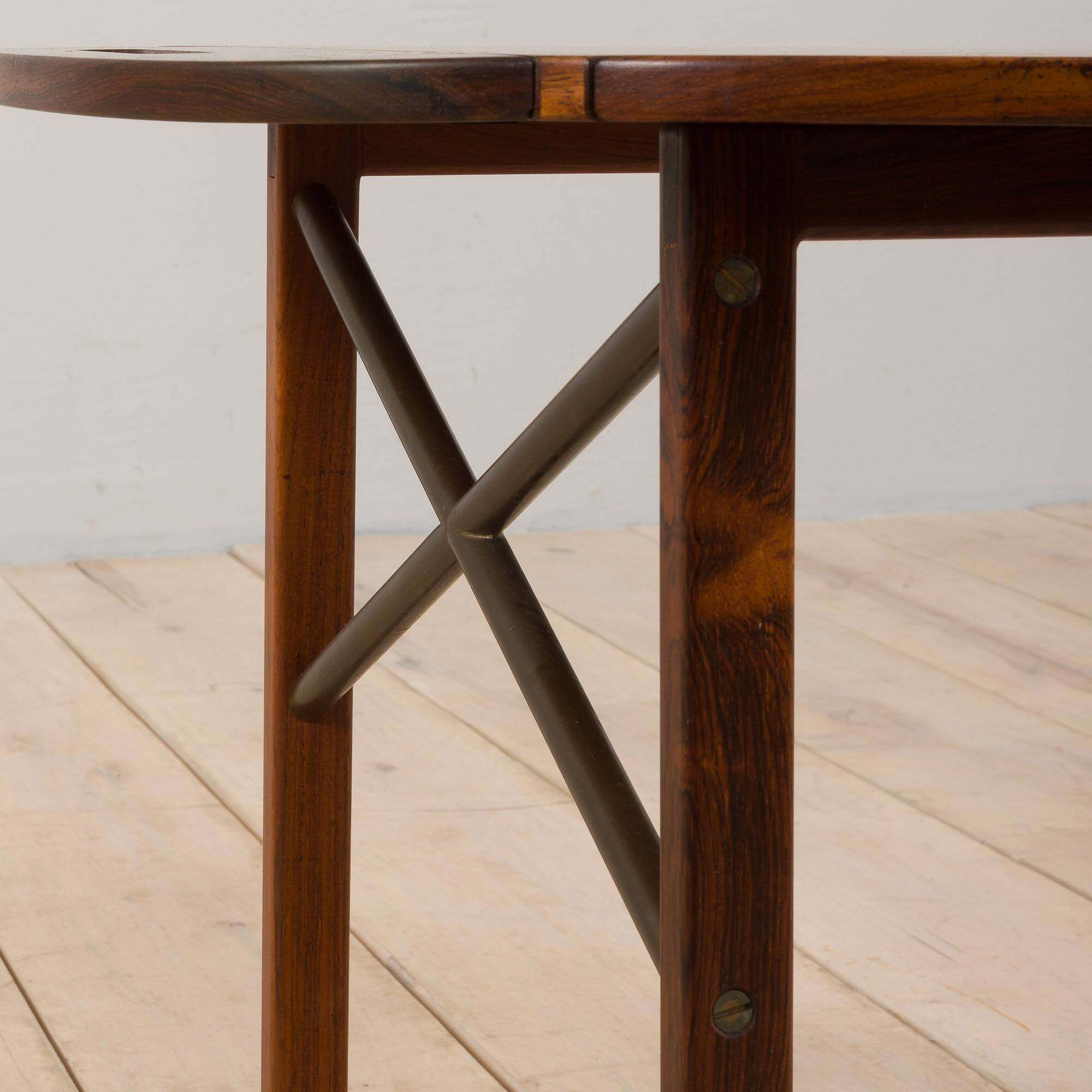 Vintage Rosewood Butler's Tray table by Svend Langkilde, Denmark, 1960s
