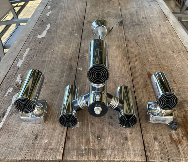Lustre avec 2 spots muraux targetti sankey