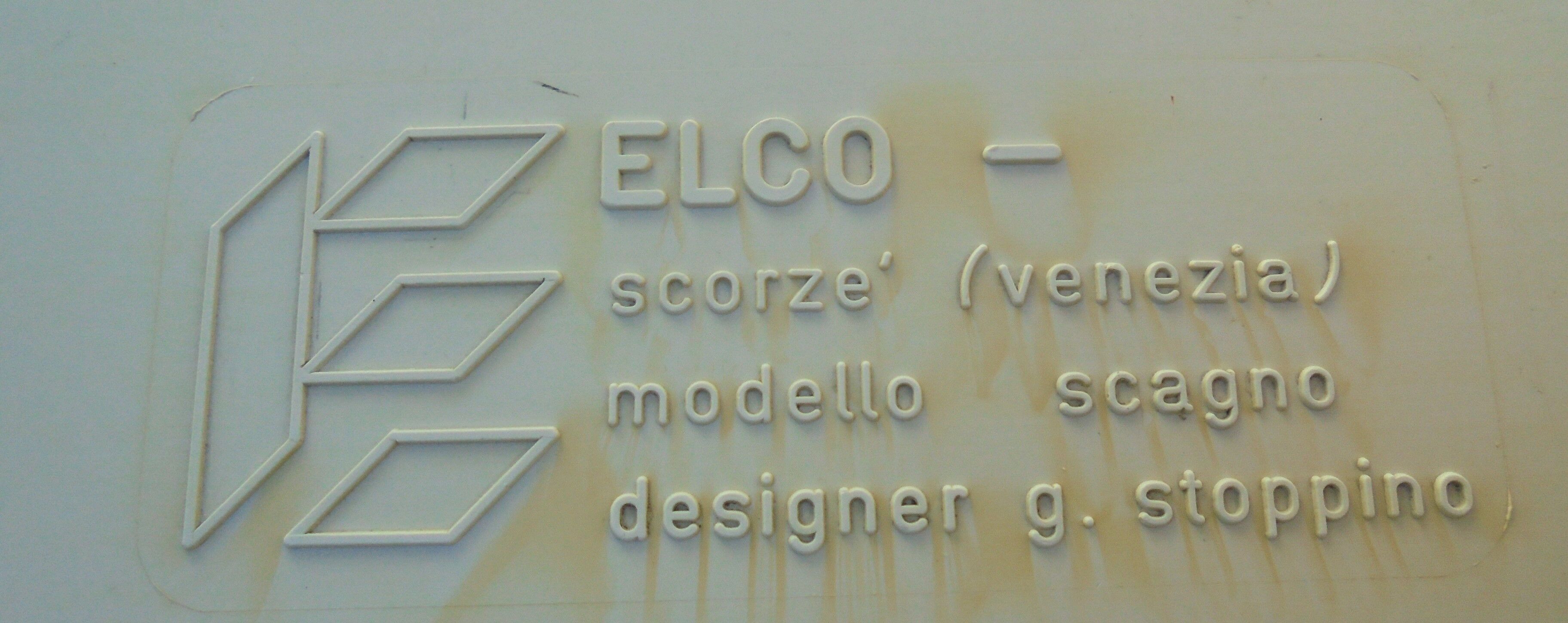 Scagno coffee table model by G.Stoppino for Elco Venezia 1970