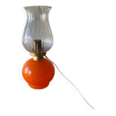 Petite lampe orange vintage