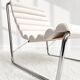 Hanging chair in Michel Boyer style, circa 1980.