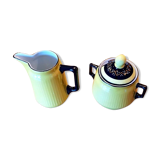 Pot à lait et sucrier en faÏence
