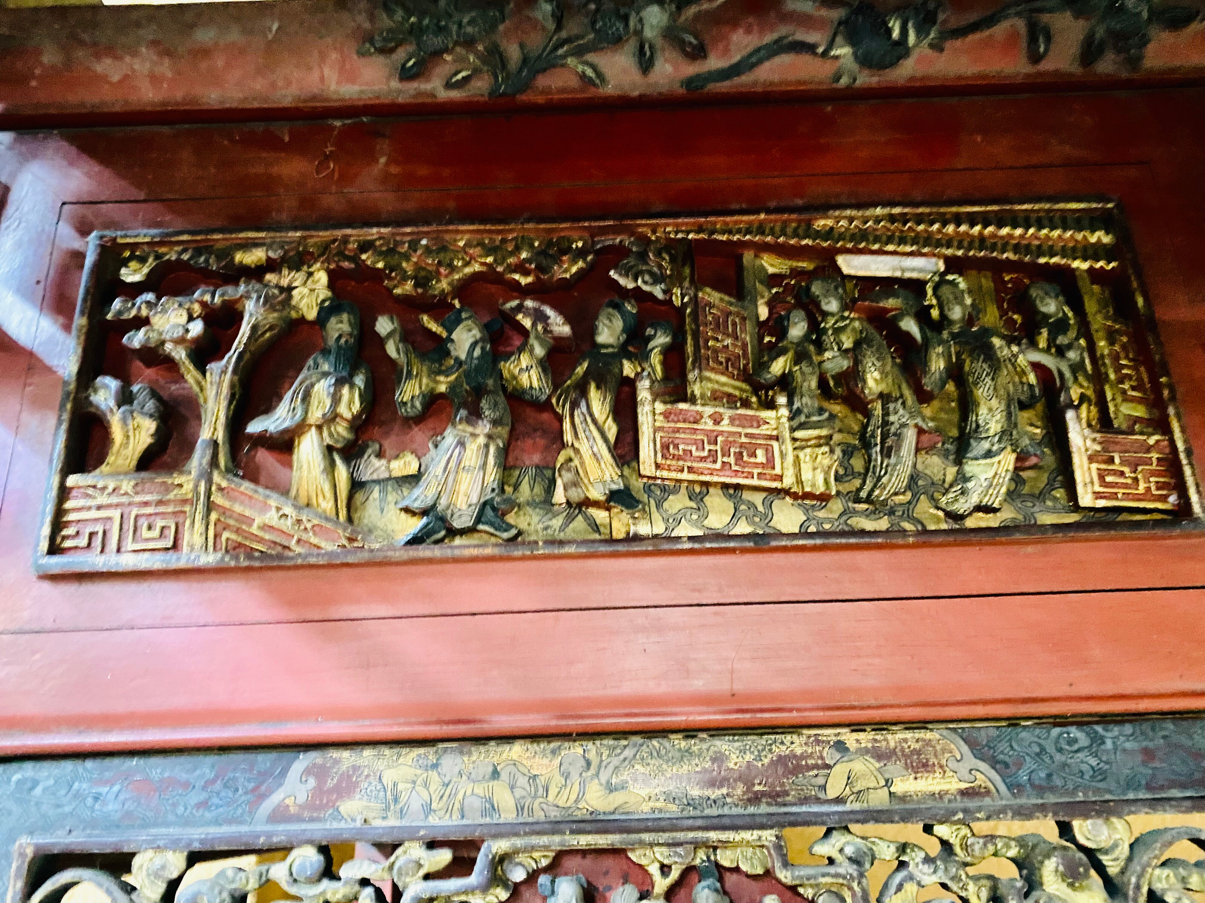 Lit chinois 19 éme siècle