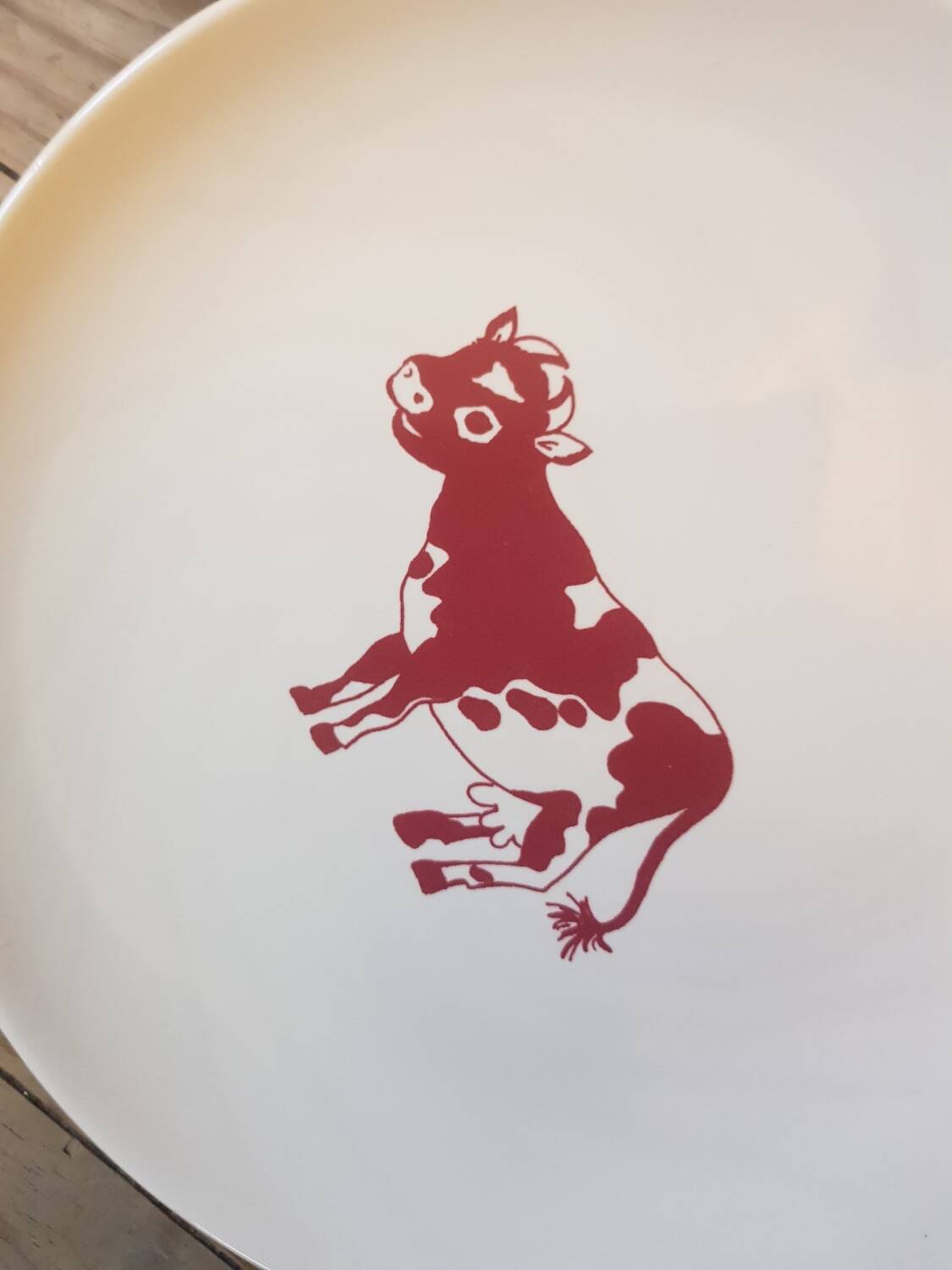 Set of 5 vintage dessert plates from Lunéville.