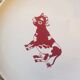 Set of 5 vintage dessert plates from Lunéville.