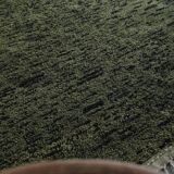 Custom green Moroccan rug