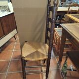 Set of 5 Picardy dining room chairs