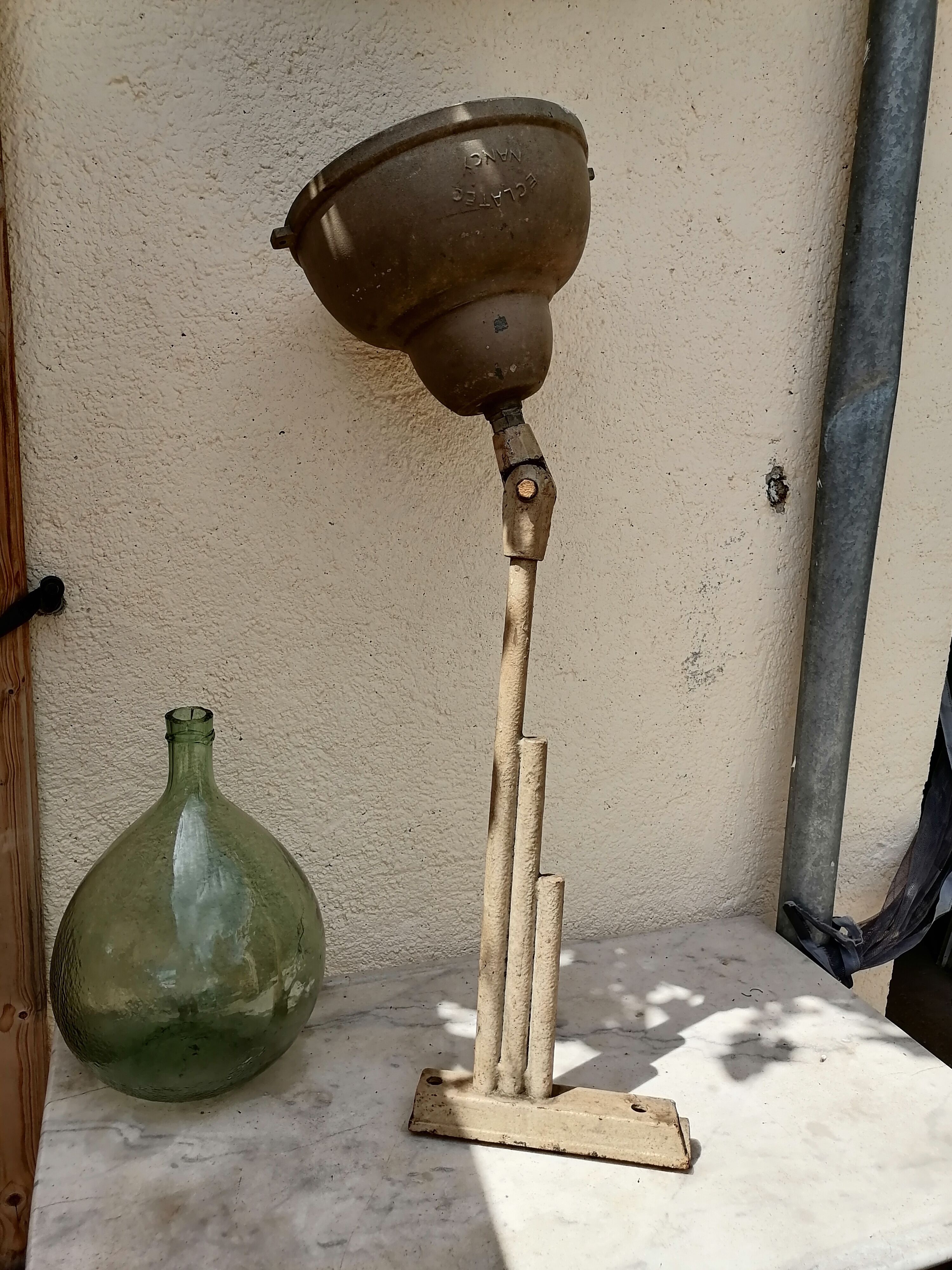 Industrial street lamp 1950 vintage eclatec