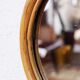 Old bike-shaped original mirror rattan 31x31cm