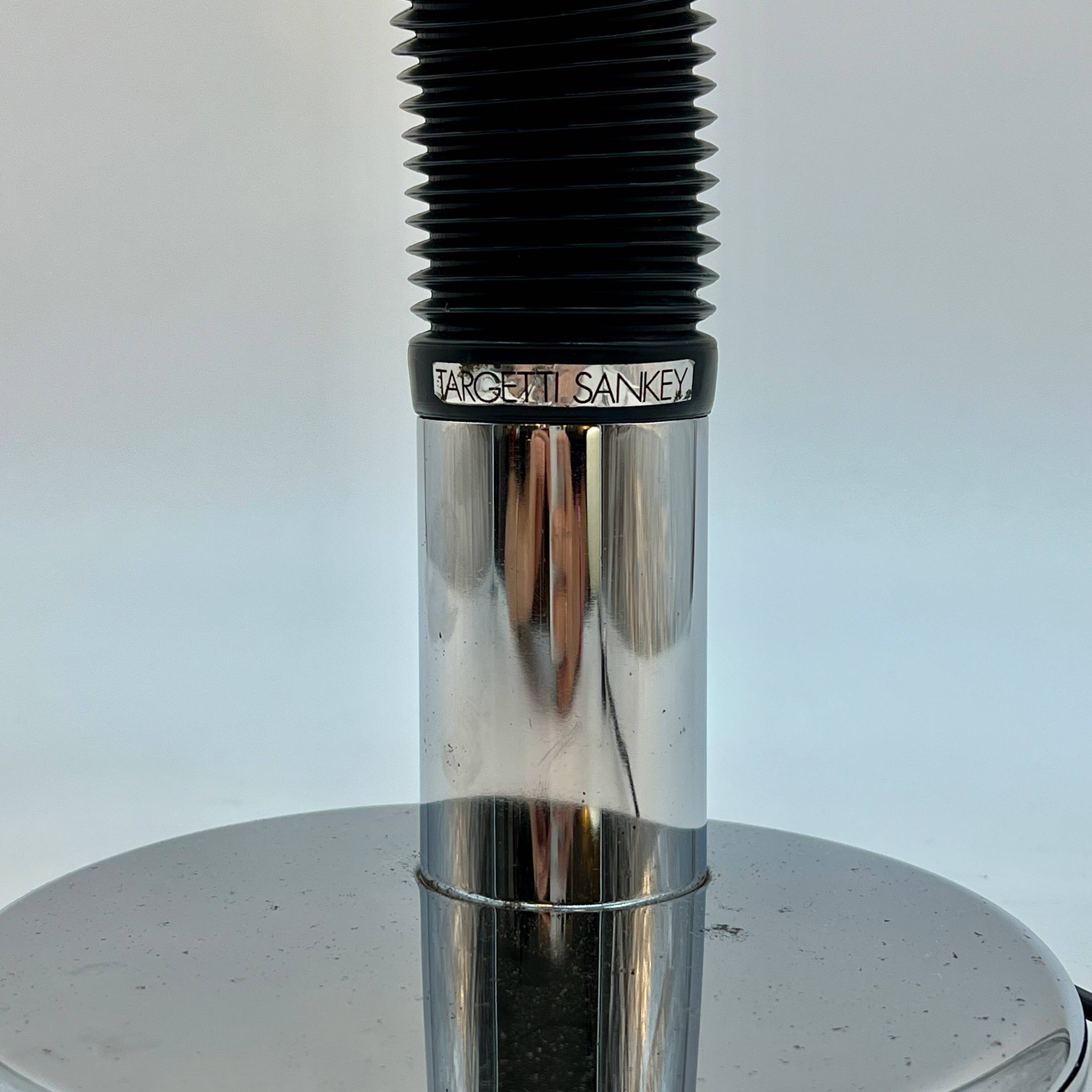 “Elbow” lamp in articulated metal by E. Bellini for Targetti Sankey, Ital