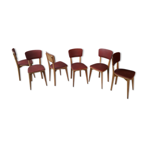 Set de 6 chaises vintage
