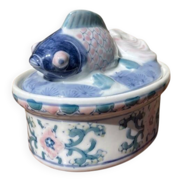 Vintage koi carp box