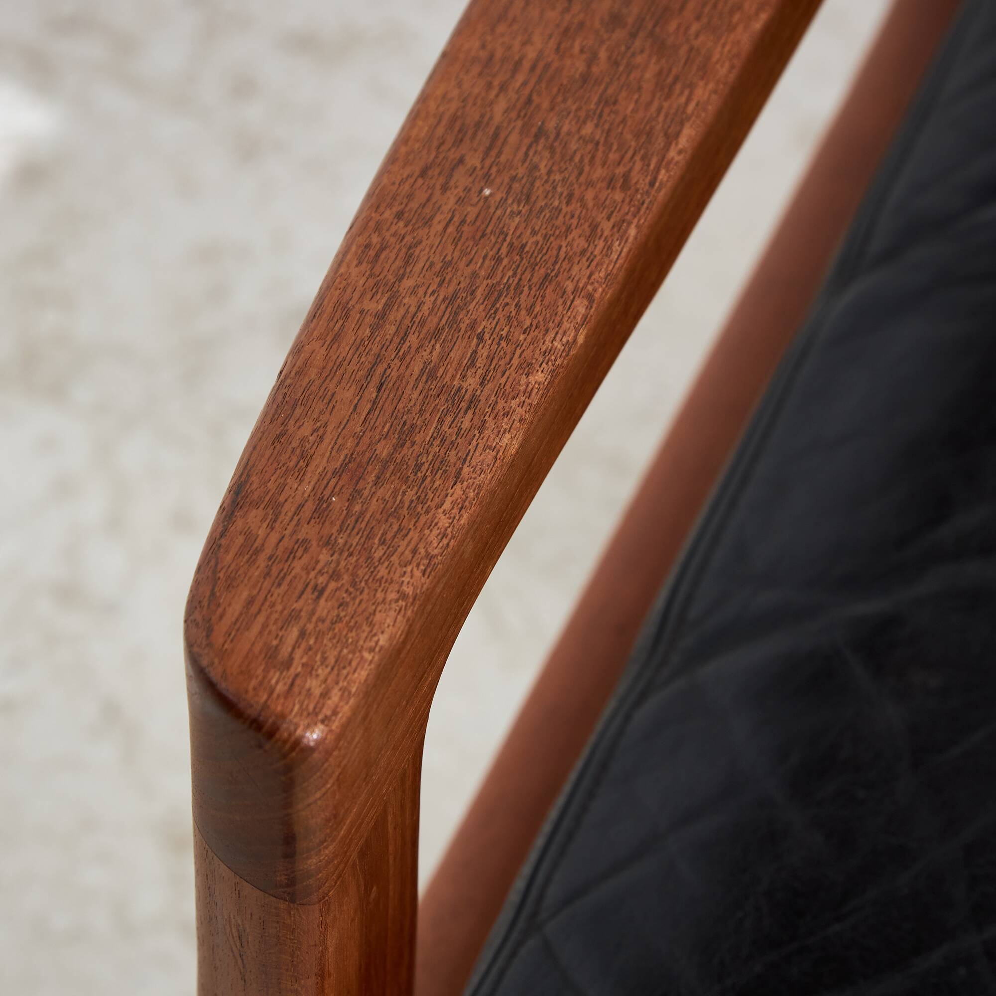 Senator Leather Sofa Set by Ole Wanscher for France & Søn, 1960s, Set of 3 (MK10221)