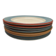 8 assiettes à dessert en faïence