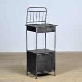 Table de chevet en fer, années 1910