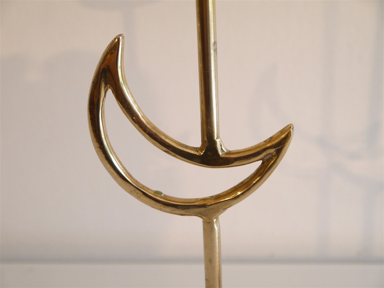 Pair of vintage 1960 brass candle holders