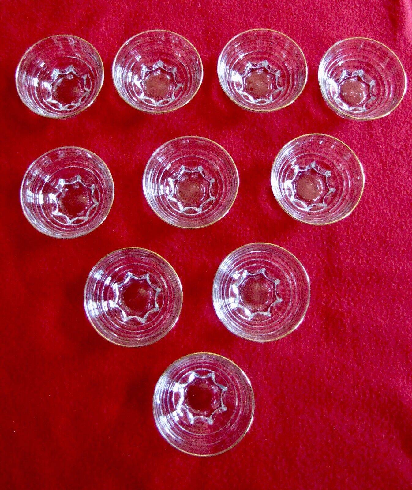 Set of 10 Champagne glasses