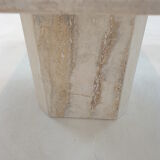 Italian travertine coffee table, 1980's