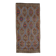 Blue & Brown Star Pattern Kilim Rug, 153x315Cm