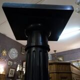 Black marble column