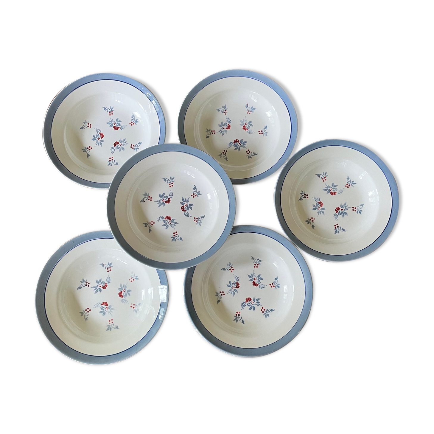 Hollow plates Fenal Frères model Marly