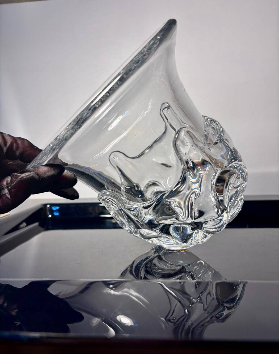 Saint Louis signed vase