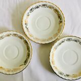 Beurrier ancien et ses assiettes en porcelaine de Limoges